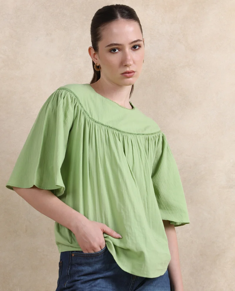 Rareism Women's Raglan Sleeve Top