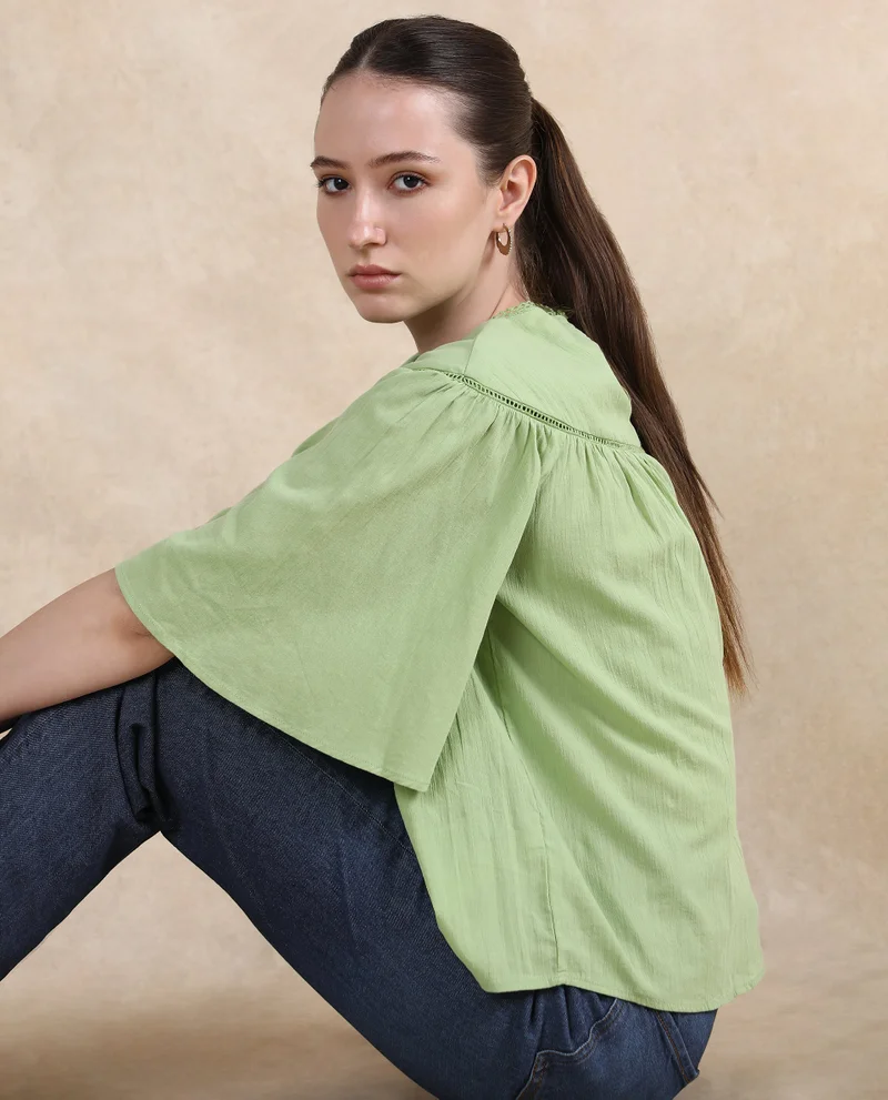 Rareism Women's Raglan Sleeve Top