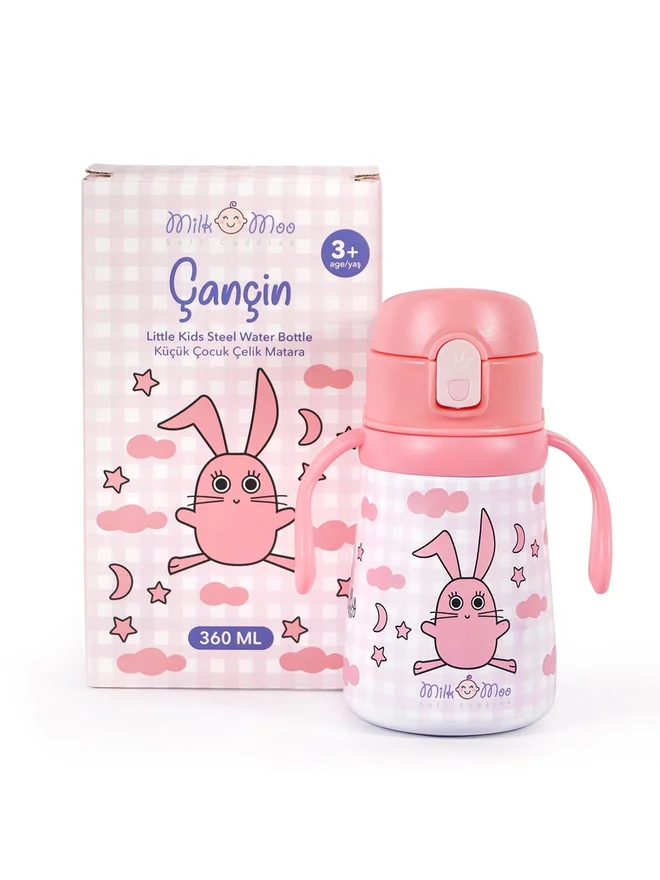 ميلك آند مو زجاجة ماء للأطفال من ميلك آند مو ستانلس ستيل  مل كانسين