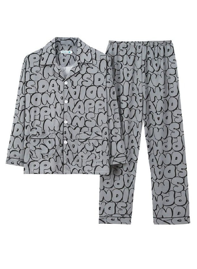 KUYING New Fashion Pajama Two Piece Set