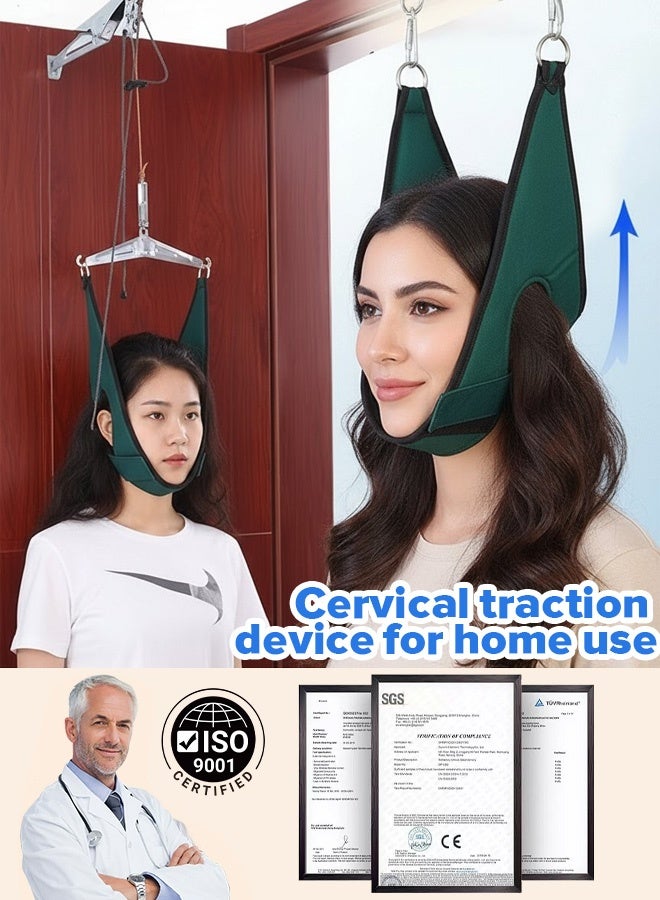 Yonghui factory cervical traction device household stretching medical suspension vertebra neck treatment device neck pain correction frame - Image 4