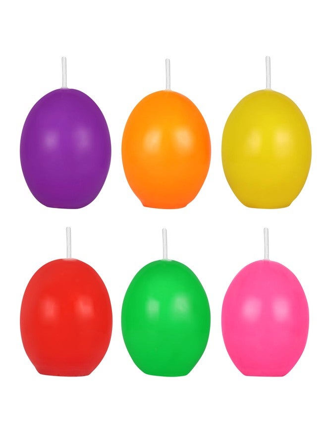 PROSPERRO LUMO by Parkash Candles (2X2 Inch) Multi Colour Round-Shaped Sphere Ball Candles || Home Decoration || Set of 6 - Image 3