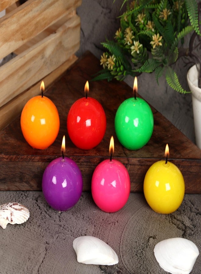 PROSPERRO LUMO by Parkash Candles (2X2 Inch) Multi Colour Round-Shaped Sphere Ball Candles || Home Decoration || Set of 6 - Image 2
