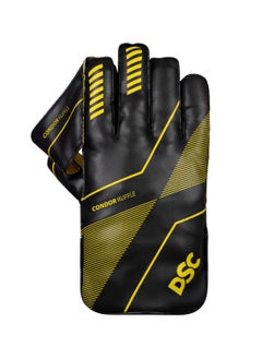 DSC Condor Ruffle Leather Keeping Gloves | Size: Mens | For Mens | Material: Leather | Made from the finest aniline Leather | All-leather palm, cuffs and back  - Image 3