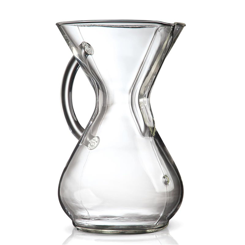 Chemex Pour-Over Glass Coffeemaker - Glass Handle Series - 6-Cup - Exclusive Packaging - Image 1