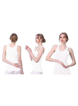 Dice Pack of 3 Bundle DW115/01 S/16 P*3 Solid TankTop Cut White - pzsku/Z7F0286A2FD4D18B5BB8AZ/45/_/1724249450/84faea76-535d-4e36-af8e-1b6d4a4c6abc