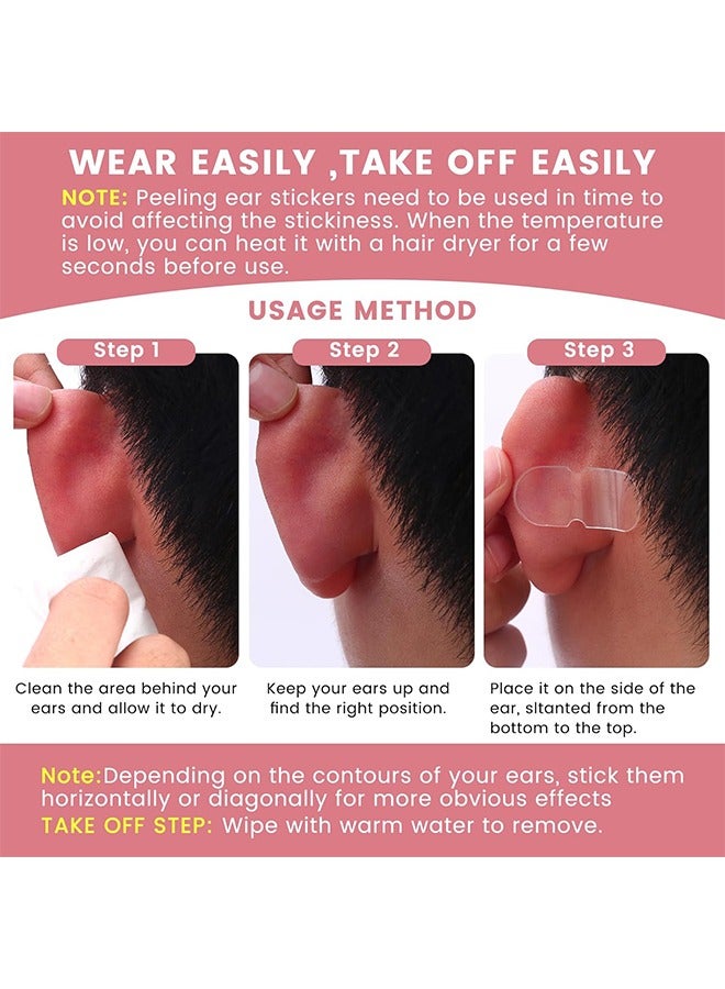HY 60 Pcs Cosmetic Ear Correctors Invisible Earring Support Instant Correction for Prominent Ears Stickers for Men Women Baby - Image 5