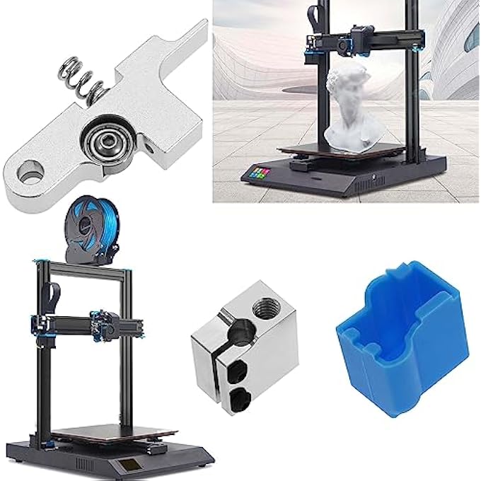 SET OF 18 3D PRINTER KIT COMPATIBLE WITH PRUSA I3 MK2 COMPATIBLE WITH ARTILLERY SIDEWINDER X1 PRINTER EXTRUDER 4MAX PRO FOR ORIGINAL E3D TITANIUM ALLOY EXTRUDER - Image 3