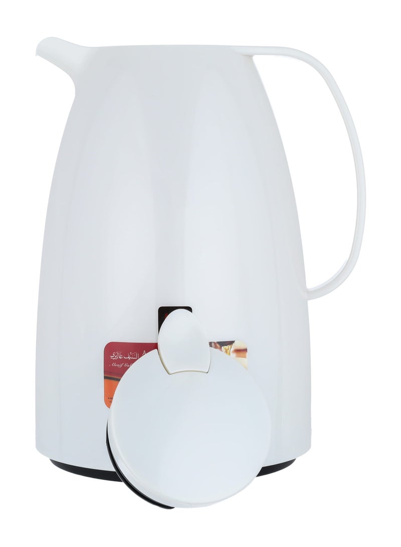 السيف غاليري ترمس ليما السيف غاليري، 2 لتر، ضغاط، حافظة داخلية زجاج حراري، هيكل خارجي بلاستيك - لؤلؤي - Image 2