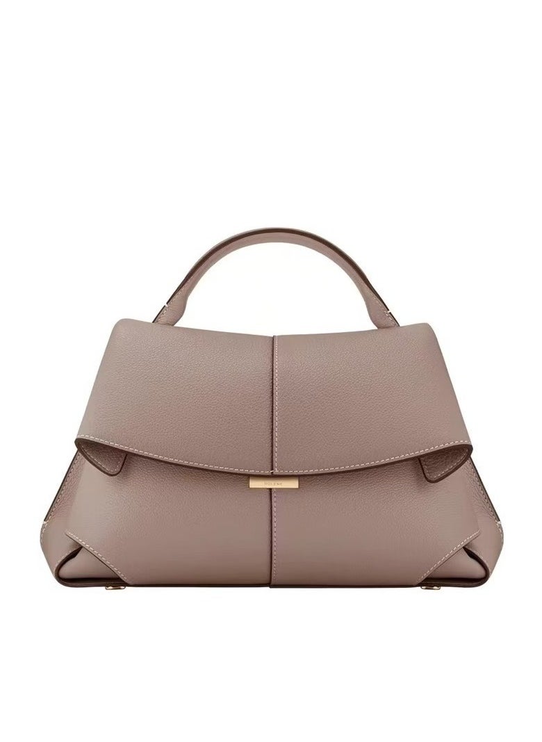 NIBEMINENT - polene genuine leather retro fashionable one-shoulder hand crossbody bag - Image 1