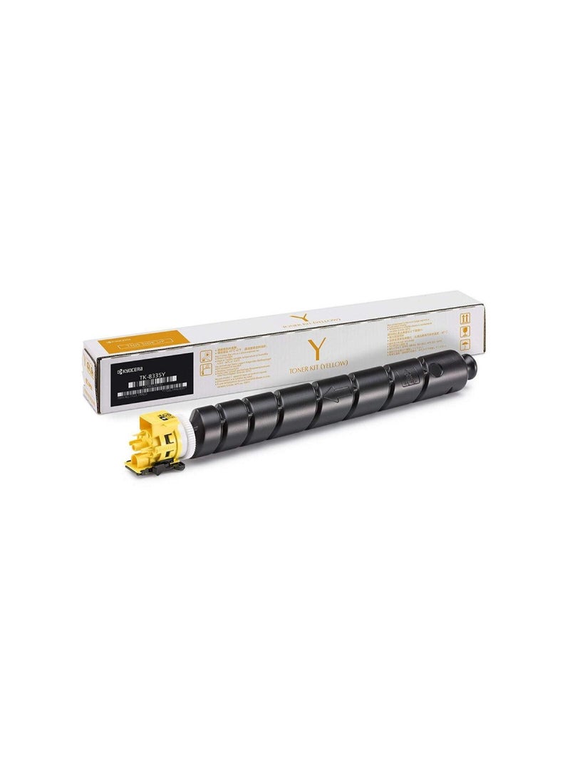 Kyocera Original TK-8335 Yellow Toner Cartridge — Compatible with TASKalfa 3252ci / 3253ci