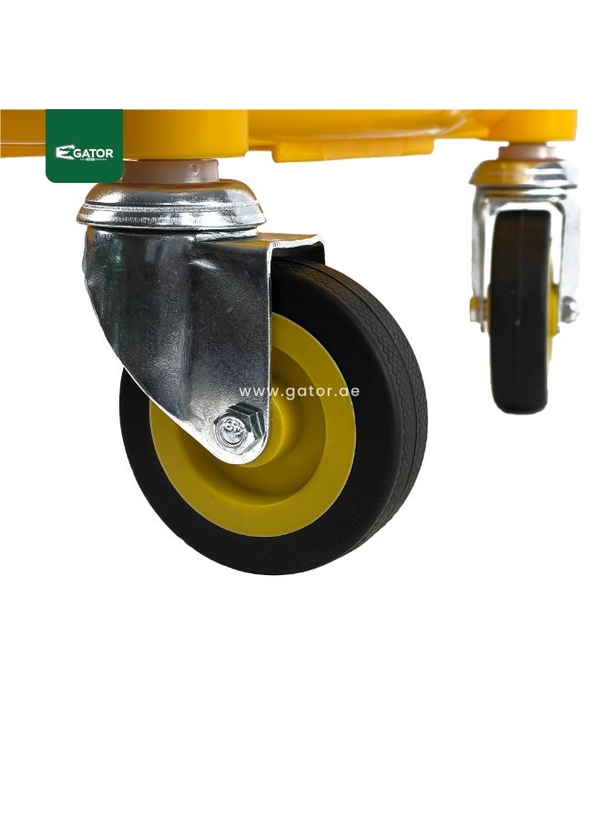 جاتور عربة عصر فاخرة سعة 32 لترًا باللون الأصفر - Image 5