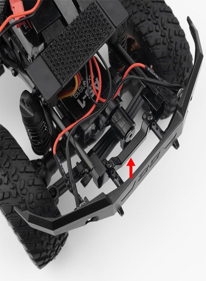 MOHERO CNC RC Front Bumper Mount & Rear Shell Mount for SCX24 GX470 1/24 RC Crawler Car Upgrade Parts - Image 4