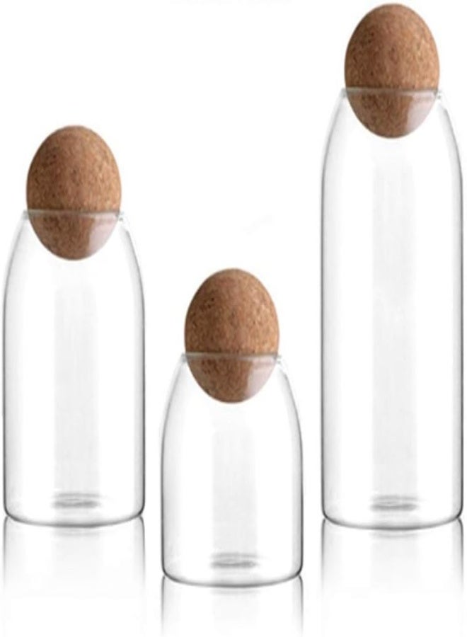 AKDC Anchor Multifunctional Sealed Can With Cork Lid (3 Pieces) - Image 1