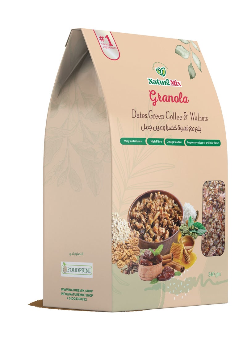 Nature Mix - Granola Dates and Walnuts 340g - Image 1
