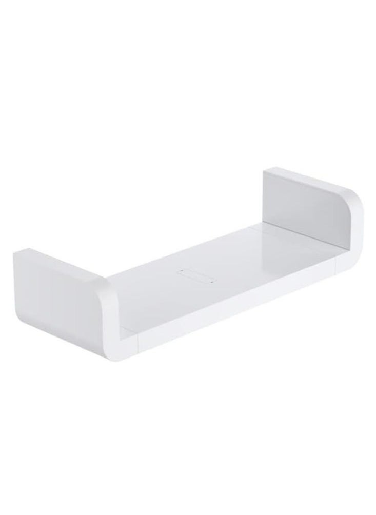 Perfii Plastic Bathroom Shelf for Shower Kitchen Bedroom and Toilet with Self Adhesive Wall Mount  - Image 1