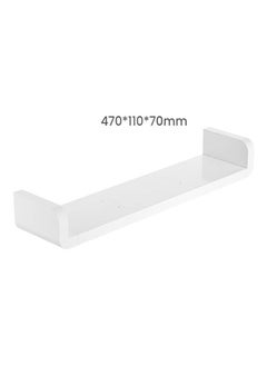 Perfii Plastic Bathroom Shelf for Shower Kitchen Bedroom and Toilet with Self Adhesive Wall Mount  - Image 2