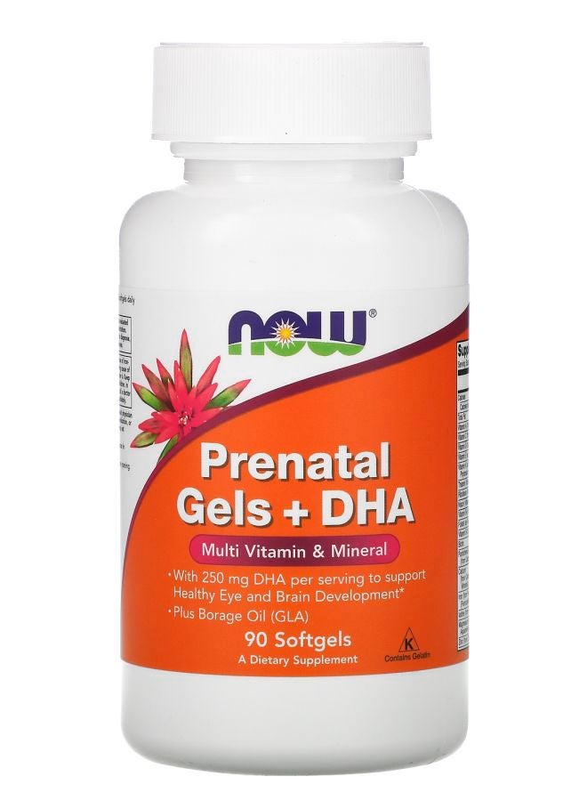 now Prenatal Gels + DHA 90 Softgels