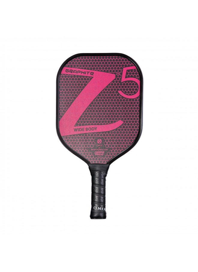 Onix ONIX Graphite Z5 Pickleball Paddle (Graphite Carbon Fiber Face with Rough Texture Surface, Cushion Comfort Grip and Nomex Honeycomb Core for Touch, Control, and Power), Pink  - Image 1