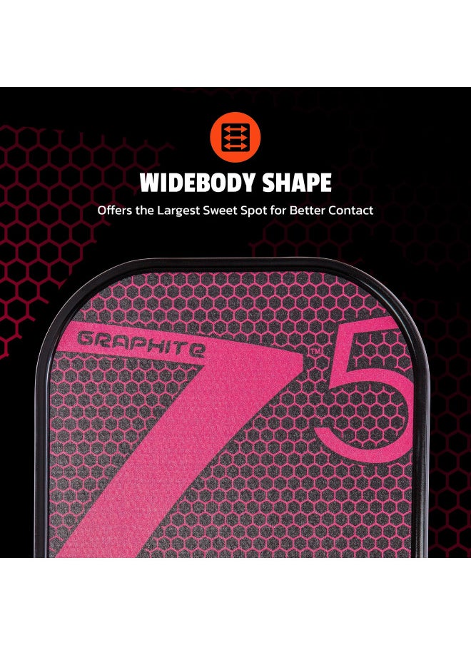 Onix ONIX Graphite Z5 Pickleball Paddle (Graphite Carbon Fiber Face with Rough Texture Surface, Cushion Comfort Grip and Nomex Honeycomb Core for Touch, Control, and Power), Pink  - Image 5