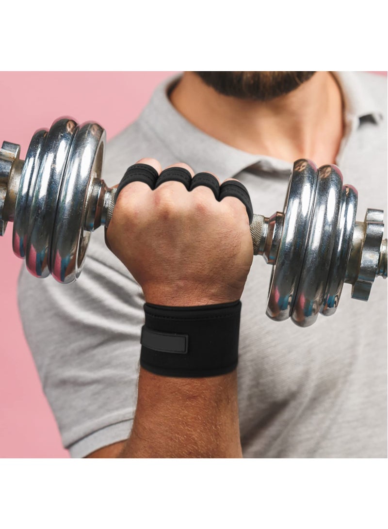 KASTWAVE Ventilated Gym Workout Gloves Cross Training Weightlifting Gloves with Built-in Wrist Wrap Support for Men and Women | Non-Slip Silicone Padding, Palm Protection & Wrist Protection - Image 5