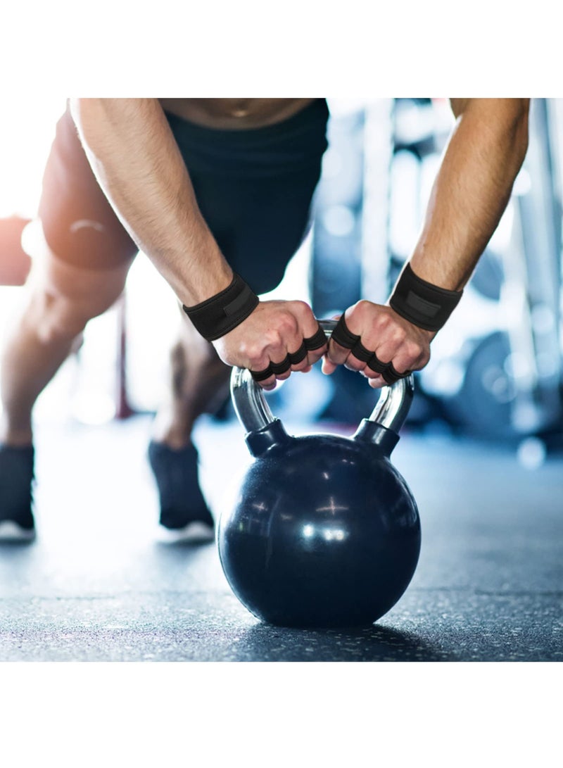 KASTWAVE Ventilated Gym Workout Gloves Cross Training Weightlifting Gloves with Built-in Wrist Wrap Support for Men and Women | Non-Slip Silicone Padding, Palm Protection & Wrist Protection - Image 4