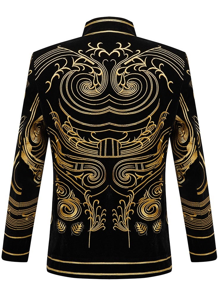 Shougu Velvet Heavy Industry Embroidered Suit Jacket  - Image 2