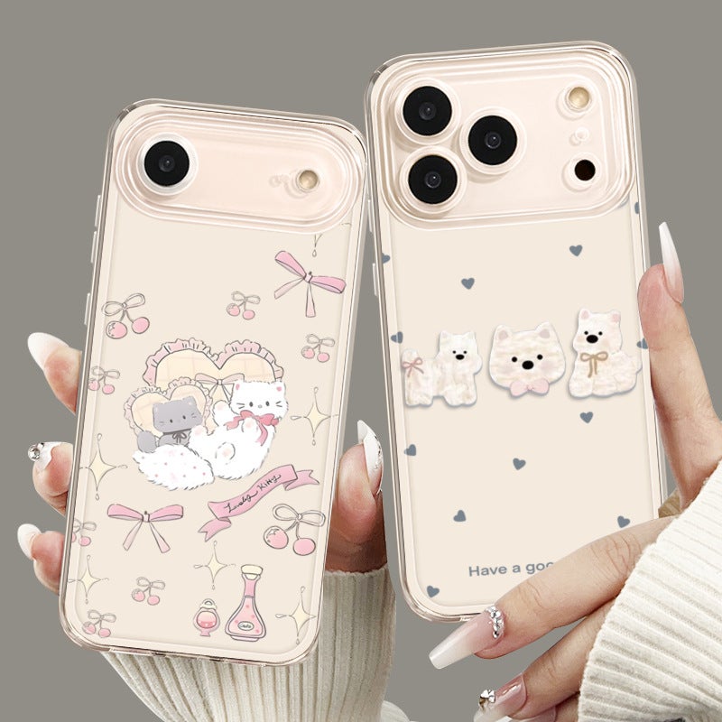 Cute Puppy Suitable for Apple 16Pro Mobile Phone Case 14 New Iphone15Promax Cartoon 13 Stylish 17 - Image 2
