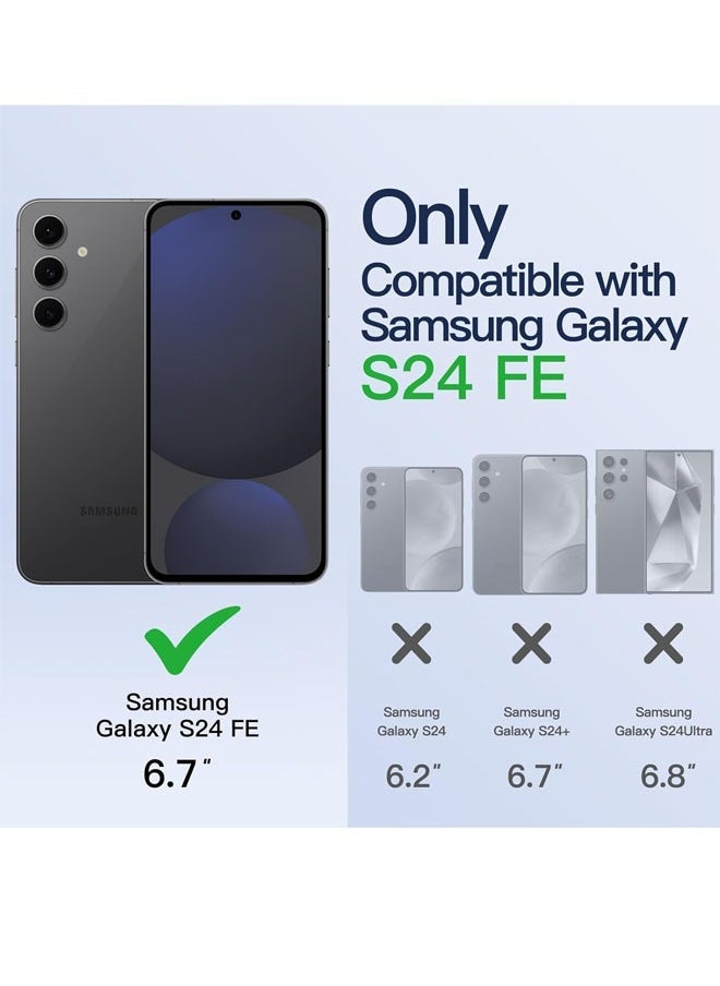 ZVEV غطاء حماية رقيق نحيف مضاد للاصفرار مضاد للصدمات لجهاز سامسونج جالاكسي S24 FE مع ميزة ماغسيف - Image 2