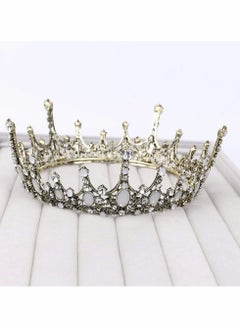 Excefore Vintage Baroque Crystal Princess Diadem Wedding Bridal Diamante Rhinestone Tiara Crowns Pageant Quinceanera Prom Hair Jewelry  - Image 4