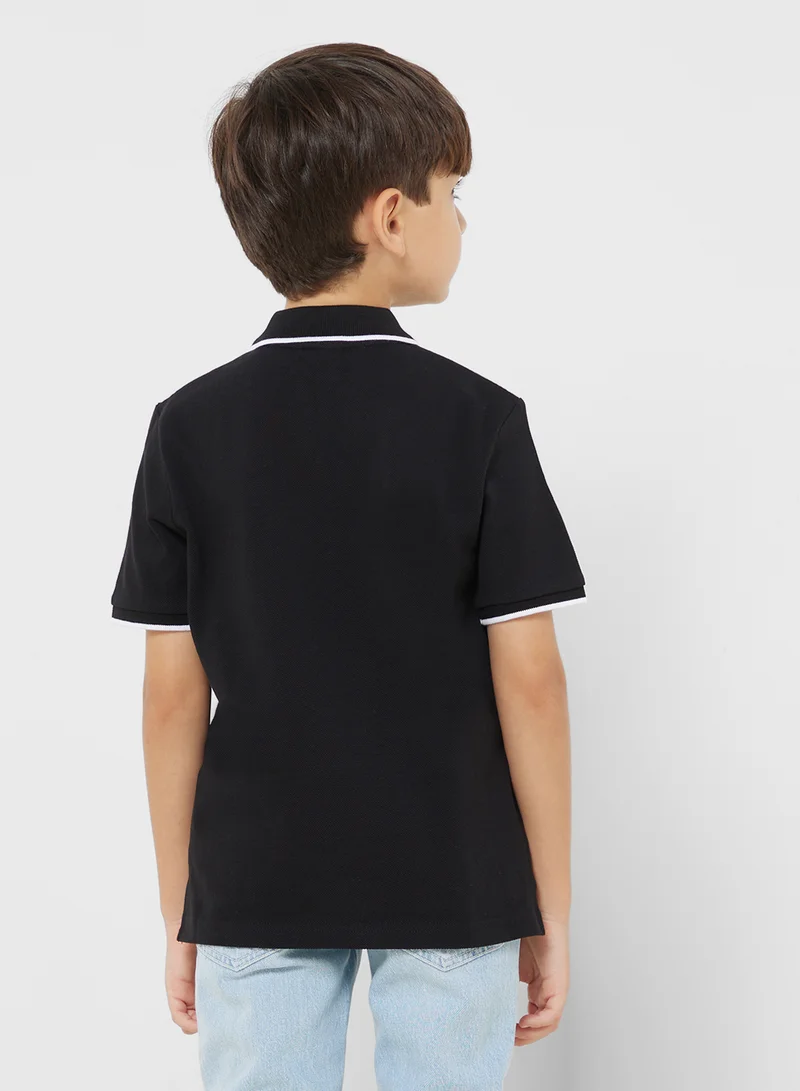بوس Kids Logo Polo
