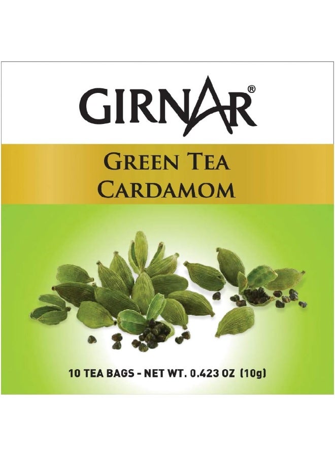 Girnar أكياس شاي جيرنار الأخضر مع الهيل - Image 2