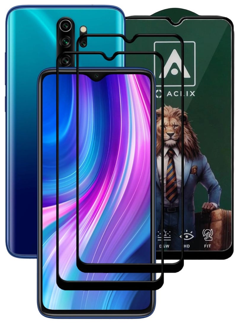 ACLIX 2 Pieces Antistatic ESD Dustproof Premium Quality High Definition Tempered Glass Screen Protector Designed For Xiaomi RedmiNote 8 Pro - Image 1