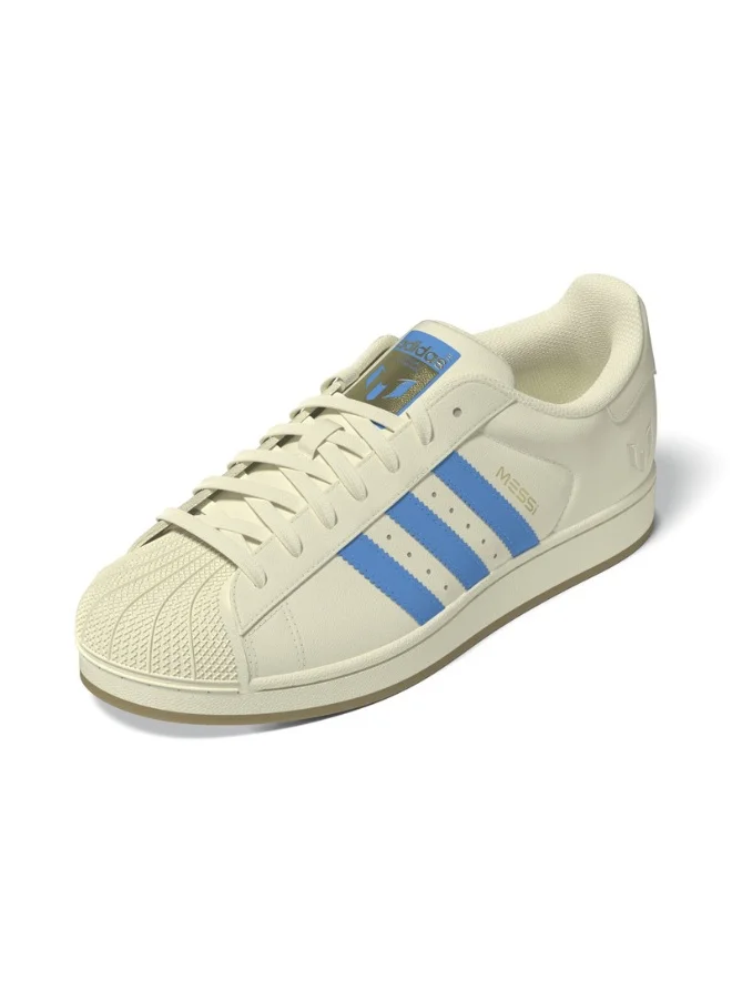 Adidas Adidas Superstar Messi U White Football/Soccer Shoes For Unisex
