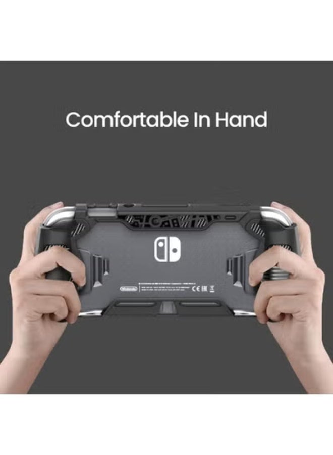 fantasize Smart Switch Lite Protective Case for Nintendo, Daily Gift Ergonomic Sturdy Full Protection Gift Idea with Thumb Grip Caps Sturdy Lite Case Full Protection Case for Family Happy Hours - Image 5