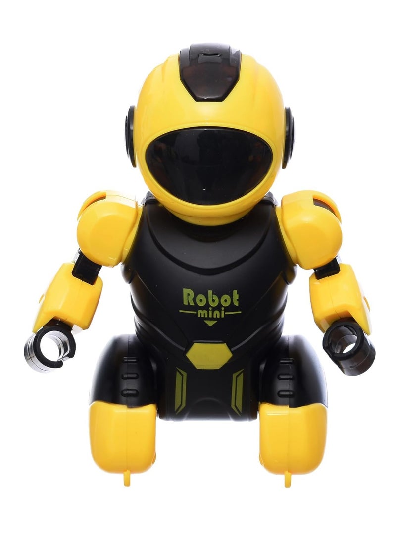 Smart, programmable mini robot toy for kids with remote control and gestures, yellow  - Image 3