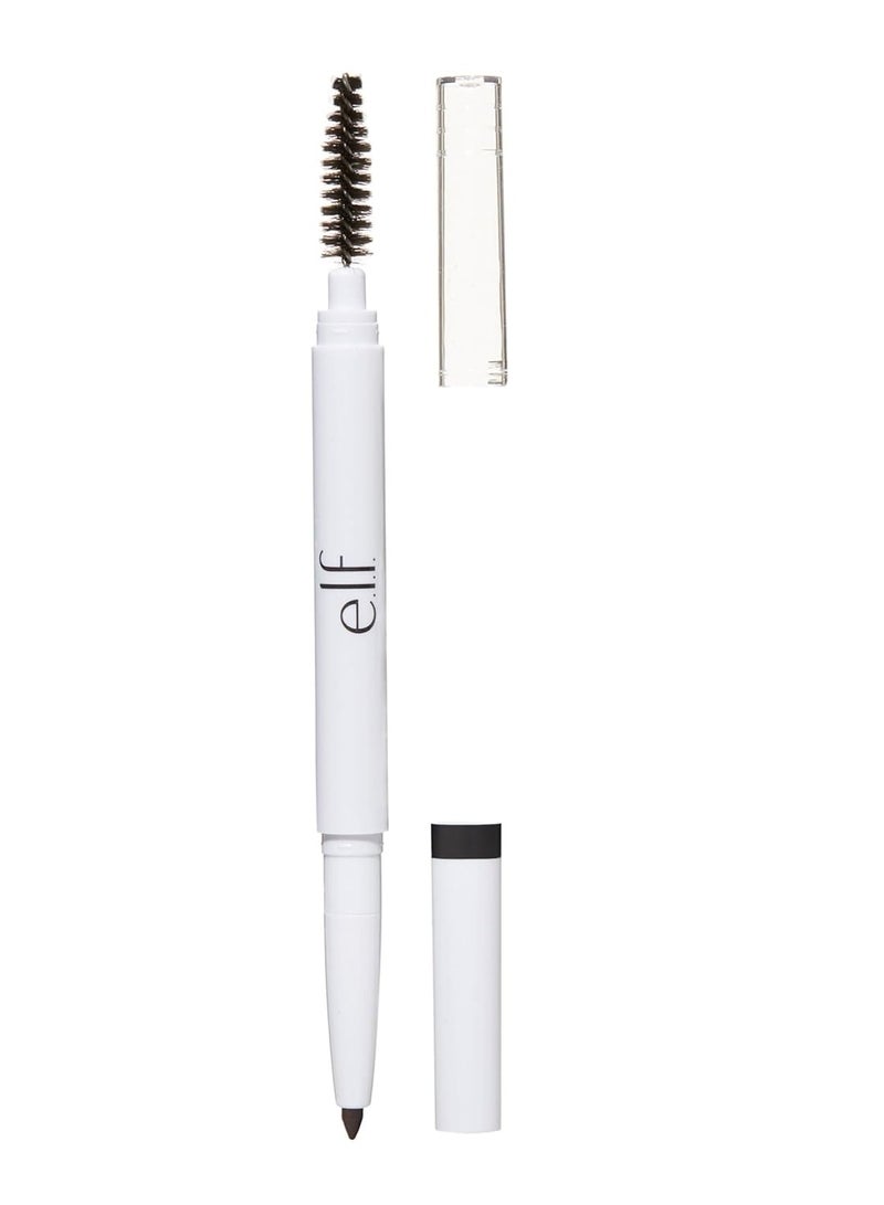 إلف قلم حواجب فوري لرفع الحواجب ذو وجهين بأشكال رفيعة يحدد ويملأ الحواجب ويرطبها، بني غامق، 0.006 أونصة - Image 1