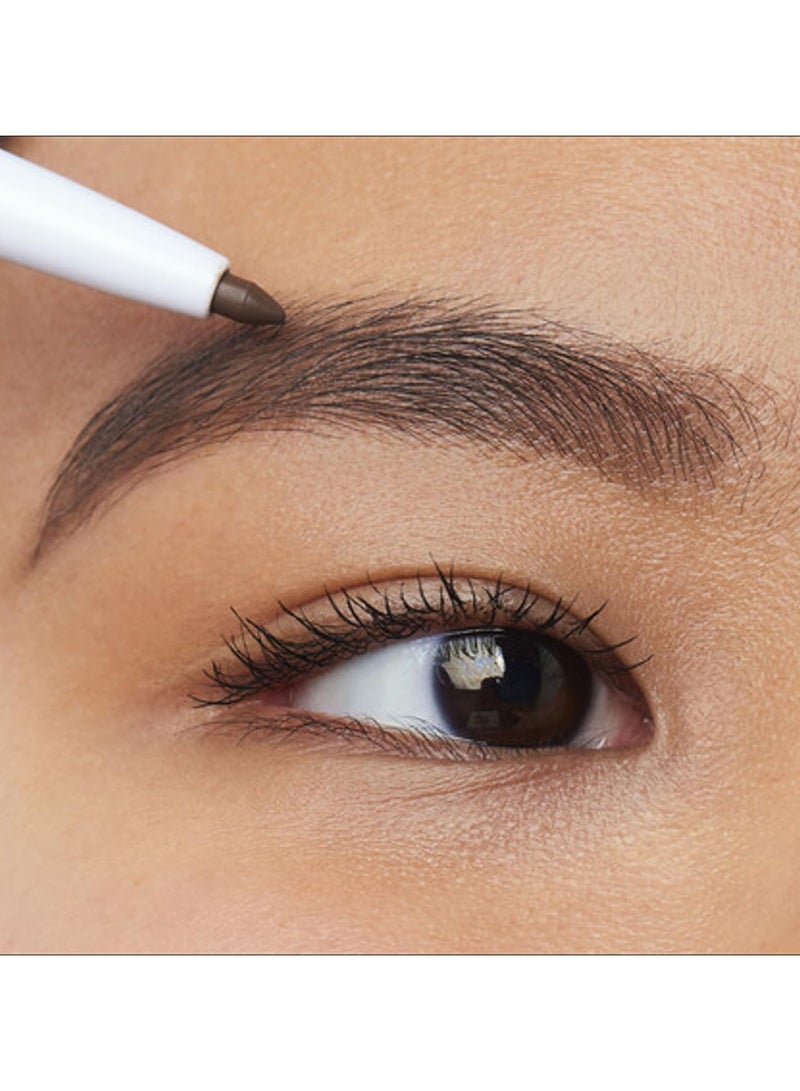 إلف قلم حواجب فوري لرفع الحواجب ذو وجهين بأشكال رفيعة يحدد ويملأ الحواجب ويرطبها، بني غامق، 0.006 أونصة - Image 3