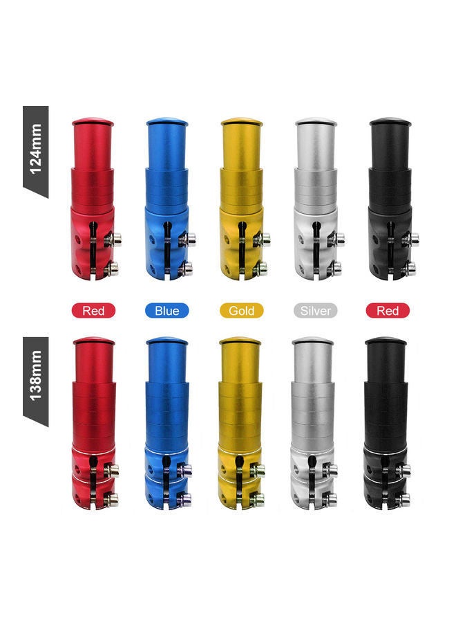 NIBEMINENT Aluminum Alloy Bike Fork Stem Riser Extender Extension Bicycle Cycling Head Up Raiser Handlebar Adaptor Neck 13*4.5*5cm  - Image 5