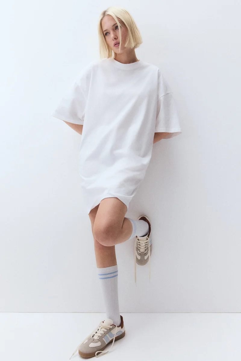 اتش اند ام Oversized T-shirt dress
