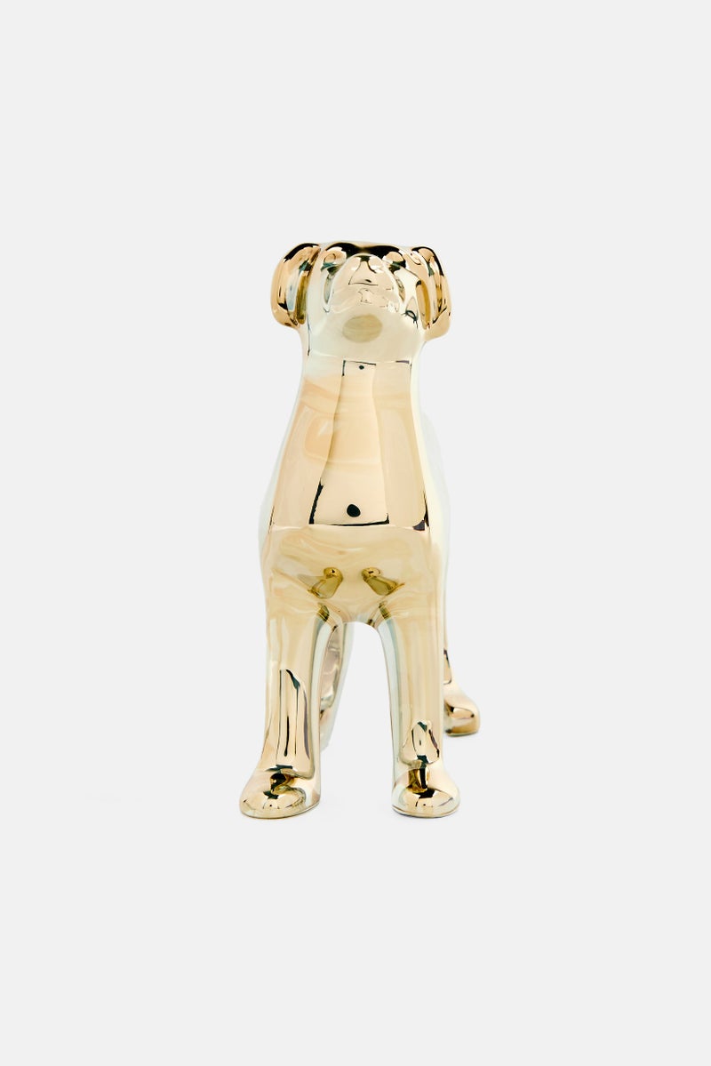 Baccarat Crystal Zodiac Gold Dog 2018 Figurine  - Image 2