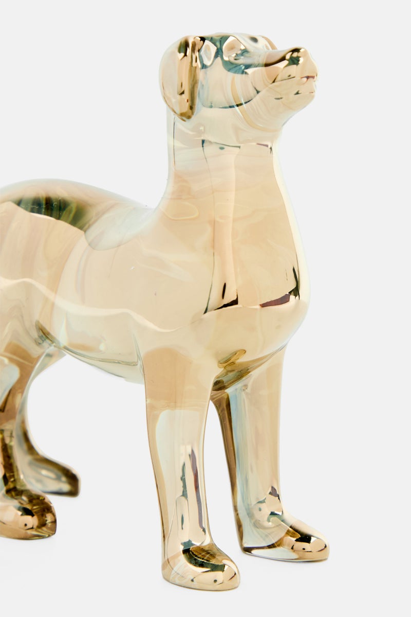 Baccarat Crystal Zodiac Gold Dog 2018 Figurine  - Image 4
