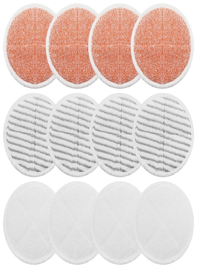 BeiLan Spin Wave Mop Pads Fit for Bissell Spin Wave 20399 23157 23159 2039A 2124A 20393 2039T 2039W 20391 20395 2307 2315A Heavy Soft Scrubby Pads for Hardwood Floor Cleaning Replacement Pads(12Pack) - Image 1