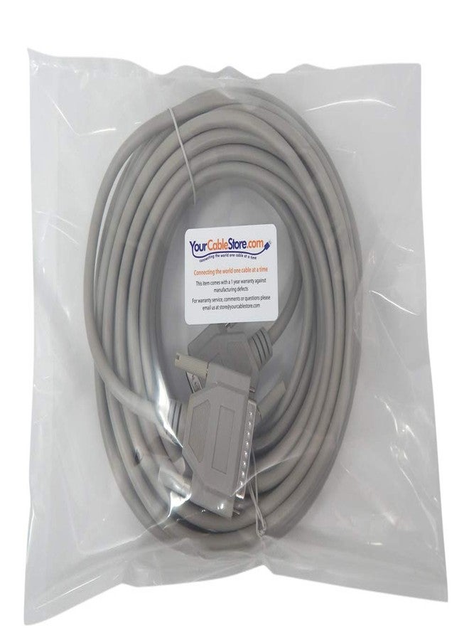 Your Cable Store 50 Foot DB25 25 Pin Serial Port Cable Male/Male RS232 - Image 2