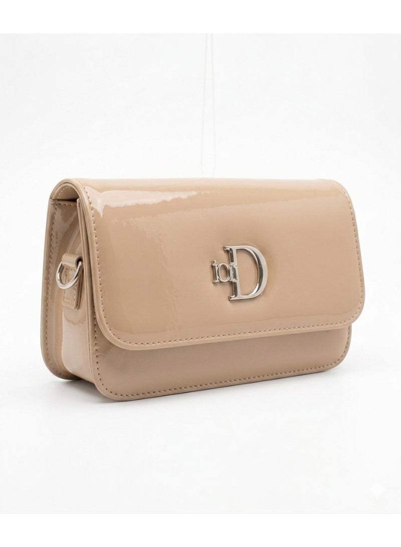 حقيبة يد نسائية أنيقة  (بيج)