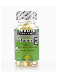 ATLAS Atlas Vitamin E 400 I.U 100 Soft Gel  - Image 1