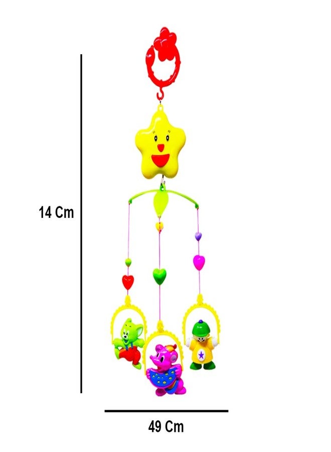 SIDAK Hormonius New Born Baby Toy Set for Kids Rattle Toys with Hanging Cartoons for Toddlers/Babies/Infants/Newborns (Multicolor) - Image 3