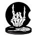 KARREAL 2 Pcs Car Cup Coasters Funny Rock Skull Hand Universal NonSlip Rubber Car Coasters for Cup Holders 275 inch Car Interior Accessories for Women Men - Image 2