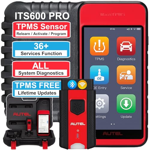 Autel MaxiTPMS ITS600 Pro TPMS Programming Tool with All System Diagnosis Scan 36 Reset Service 2025 ITS600PRO Up of ITS600 TS508WF ActivateRelearn All TPMS Sensors Free Lifetime TPMS Updates