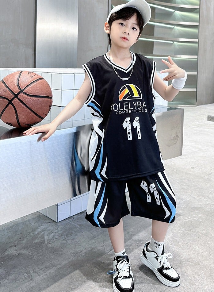 KUYING New Children's Basketball Suit Set  - Image 3